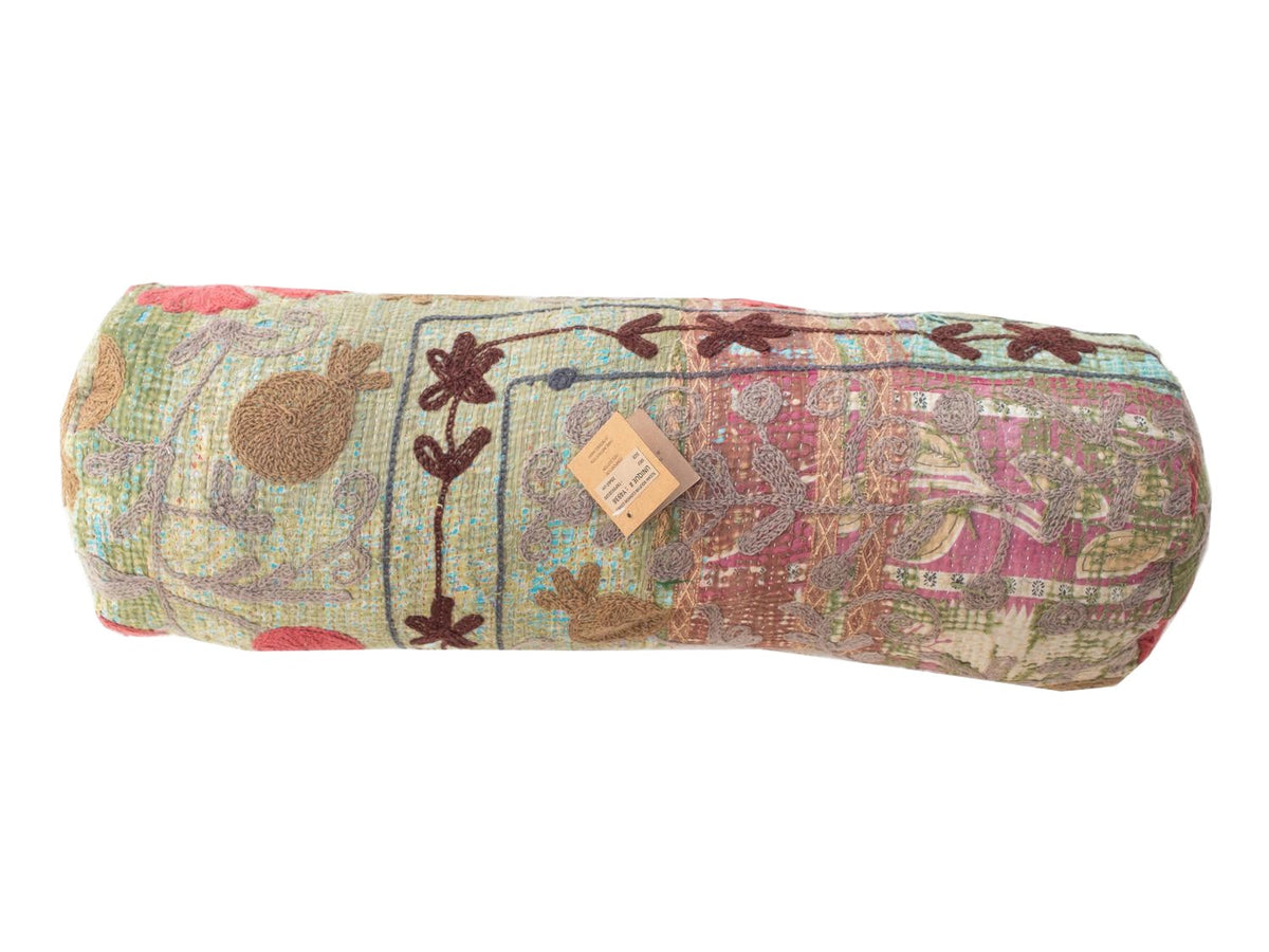 Suzani Bolster Cover Ø20x60